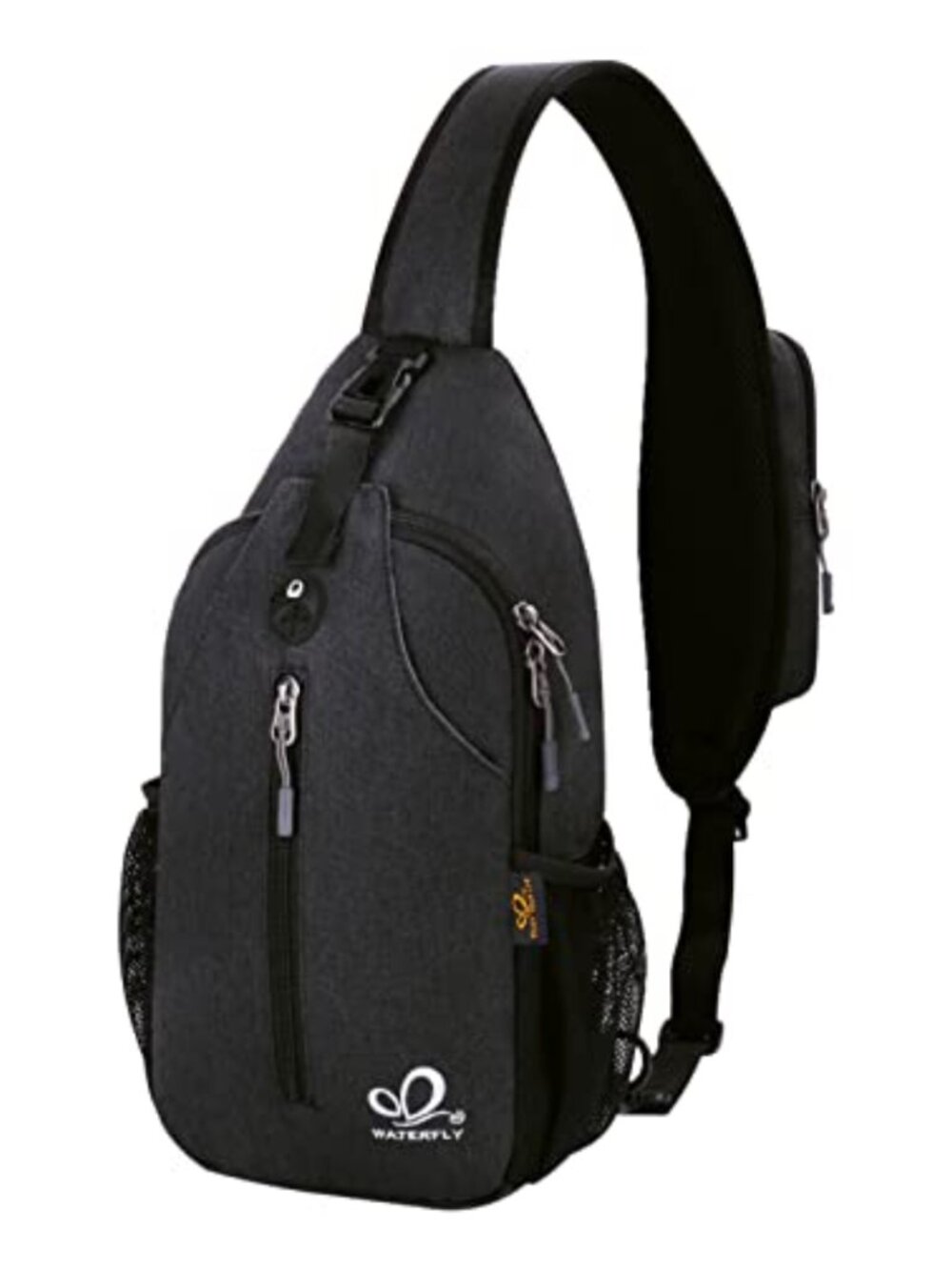 WATERFLY Sling Bag Crossbody Backpack Hiking Daypack Adjustable Strap